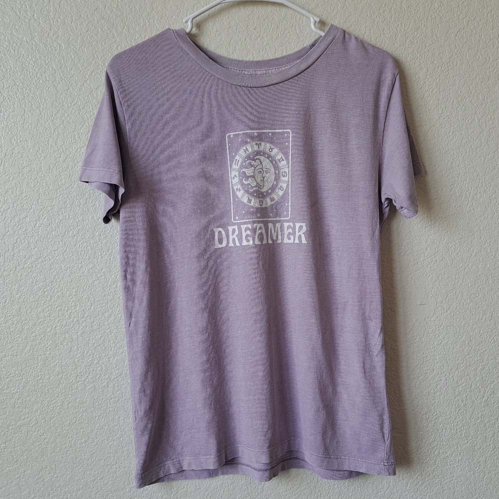 Pacsun Desert Dreamer Purple Zodiac Sun Moon Tee Size Small